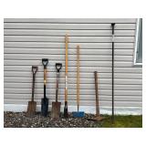 Lot of 6 Gardening and Digging Tools