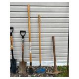 Lot of 6 Gardening and Digging Tools