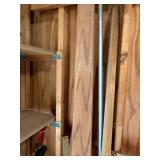Assorted Wood Planks and Metal Pole