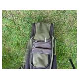 Bennington Golf Bag with Assorted Clubs - Spalding, Delta, Dunlop