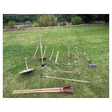 Lot of Various Garden Tools