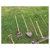 Lot of Various Garden Tools
