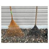 Lot of 7 Various Garden Rakes