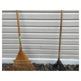 Lot of 7 Various Garden Rakes