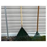 Lot of 7 Various Garden Rakes