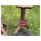 Lot of Two Jack Stands and Heavy Duty Electrical Cable