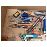Assorted Drill Bits and Router Bits Collection