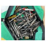 Assorted Drill Bits and Router Bits Collection