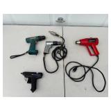Lot of 4 Assorted Power and Pneumatic Tools