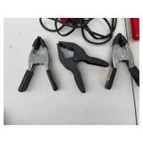 Lot of Assorted Tools: Clamps, Mac Tools Heat Gun, and Pneumatic Drill