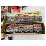 Vintage Battery Operated Toy Lot - Robot, Trains, and Dogs