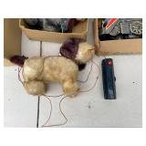 Vintage Battery Operated Toy Lot - Robot, Trains, and Dogs