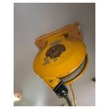 Retractable Ceiling-Mounted Work Light & Cord Reel