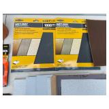 Lot of Sandpaper Sheets and Sanding Supplies