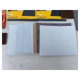Lot of Sandpaper Sheets and Sanding Supplies