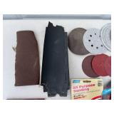 Assorted Sandpaper and Abrasives Lot
