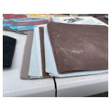 Assorted Sandpaper and Abrasives Lot