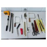Assorted Hand Tools and Measuring Device Lot