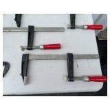 Lot of Various C-Clamps and F-Clamps