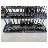 Mixed Lot of Hansen Socket Trays, Drill Bits, and Xcelite Nut Driver Set