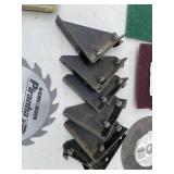 Assorted Saw Blades, Sanding Screens, and Grinding Discs Lot