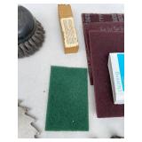 Assorted Saw Blades, Sanding Screens, and Grinding Discs Lot