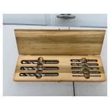 Set of HSS Twist Drill Bits in Wooden Case