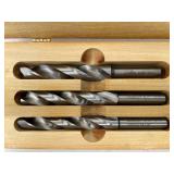 Set of HSS Twist Drill Bits in Wooden Case