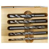 Set of HSS Twist Drill Bits in Wooden Case