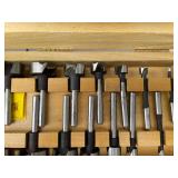 Set of Forstner Bits in Wooden Case