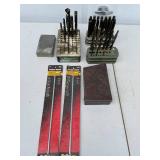 Assorted Drill Bit Lot with Black & Decker, Huot Drill Index