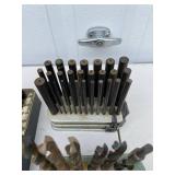 Assorted Drill Bit Lot with Black & Decker, Huot Drill Index