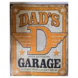 Assorted Garage Hardware and Sign Lot