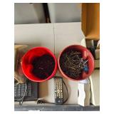 Assorted Hardware and Miscellaneous Tools Lot