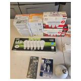 Assorted Light Bulbs and LED Lamps Lot