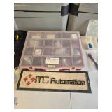 Assorted Electrical and Connector Supplies with Cables and PFM Integrators Organizer