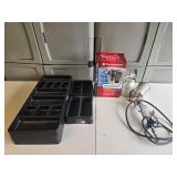 Tool Trays, Paint Spray Gun, and Fluidmaster DuoFlush Set