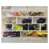 Lot of Fishing Lures and Accessories with Guide