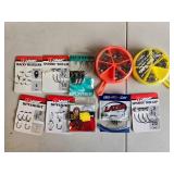 Large Lot of Fishing Hooks, Swivels, Weights, and Floats with Organizers