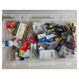 Large Lot of Fishing Hooks, Swivels, Weights, and Floats with Organizers