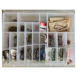 Large Lot of Fishing Hooks, Swivels, Weights, and Floats with Organizers