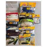Lot of Assorted Fishing Baits & Lures with Storage Box