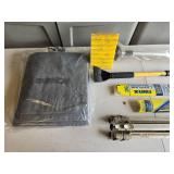 Lot of Automotive Accessories: Snow Brush, Rain-X Wipers, Window Visor, and Hydraulic Struts