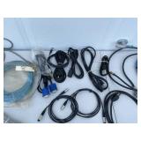 Assorted Lot of Computer and Video Cables