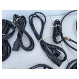 Assorted Lot of Computer and Video Cables