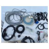 Assorted Lot of Computer and Video Cables