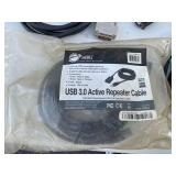 Assorted Lot of Computer and Video Cables