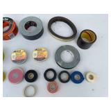 Assorted Adhesive Tape Lot - Electrical, Duct, and More