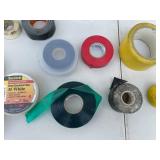 Assorted Adhesive Tape Lot - Electrical, Duct, and More