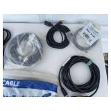 Assorted Lot of Computer and Video Cables